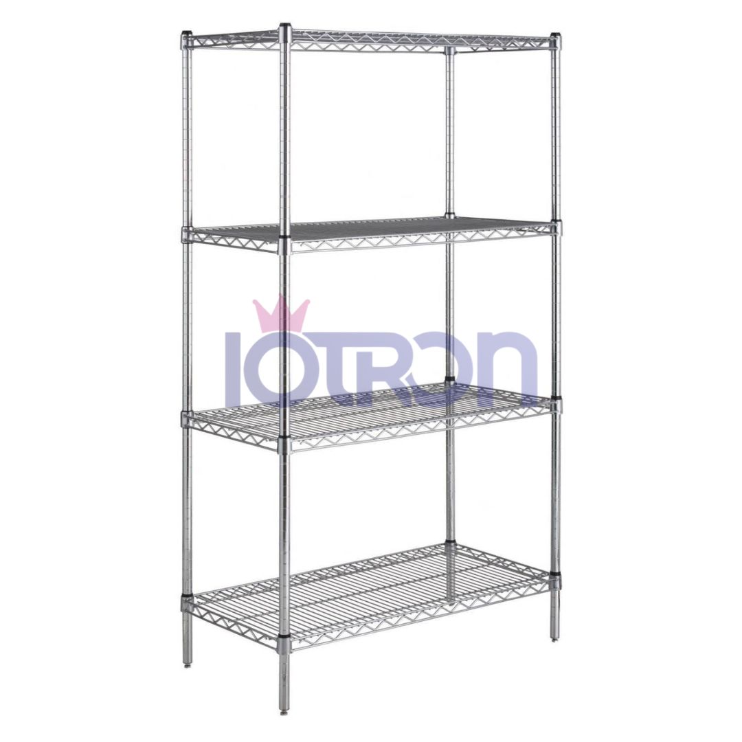 Estante cromado 355x757x1500mm