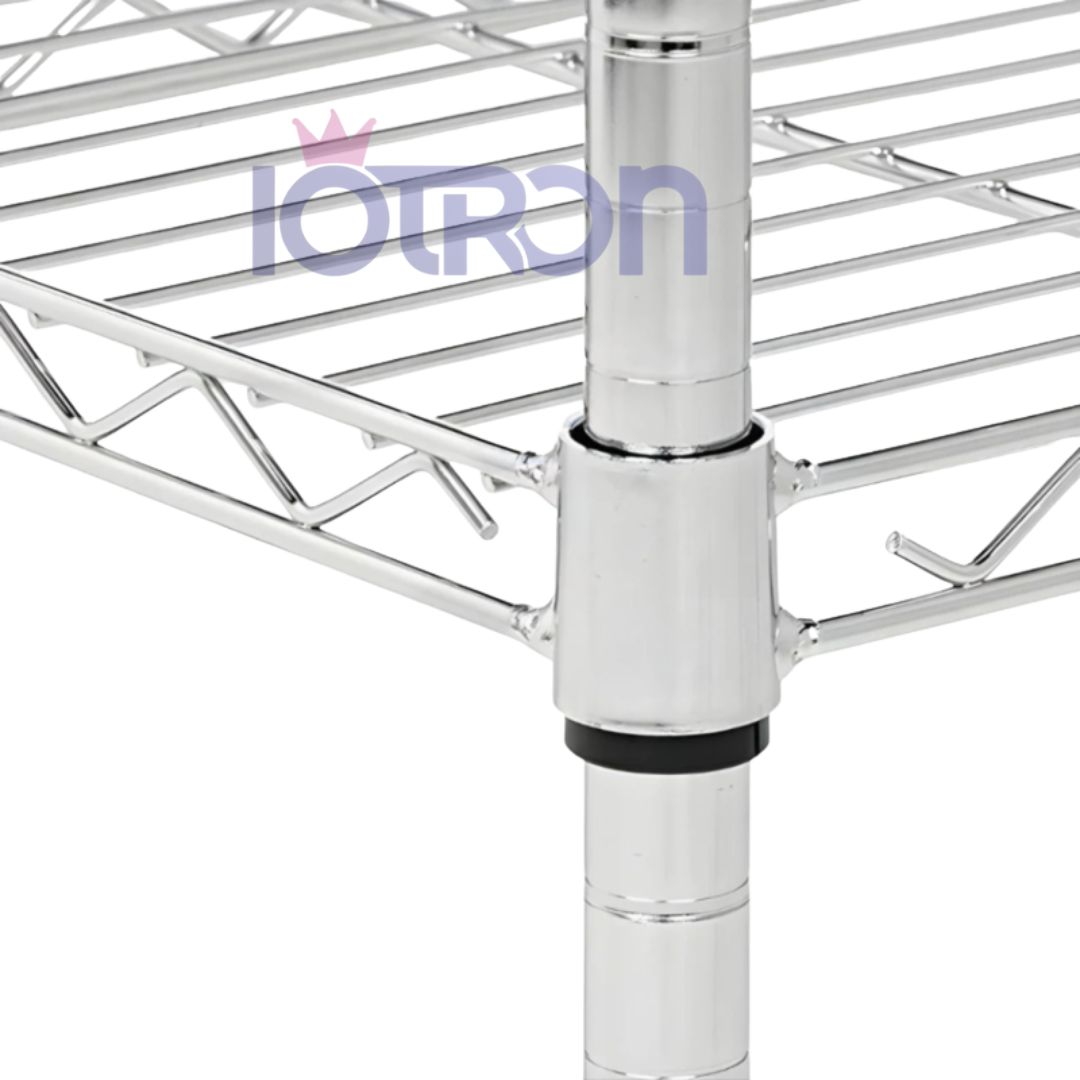 Estante cromado 355x757x1500mm - Imagen 3