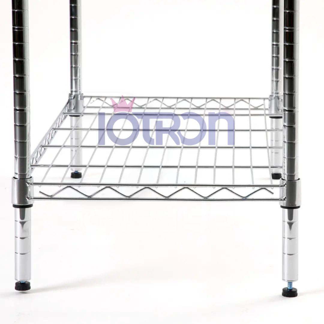 Estante cromado 355x757x1500mm - Imagen 2