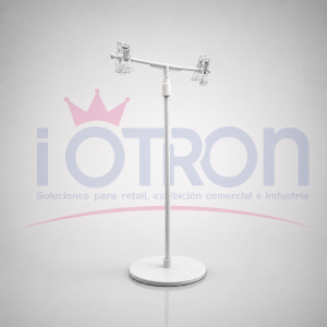 Soporte Pinza Acrílica Expandible para Retail ideal para exhibir porta precios, promociones y señalización.