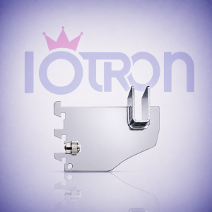Soporte de barra cromado para Sistema Nova con encaje de 13 mm.