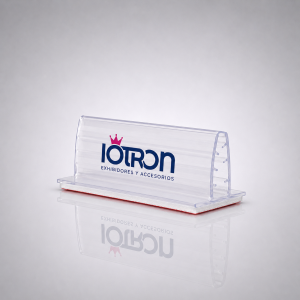 Stopper grande con adhesivo SUP74 transparente de 75 mm