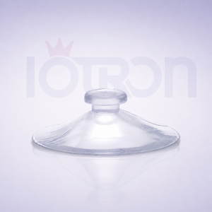 Ventosa simple COP 45 SUC301 transparente para vidrio y exhibidores IOTRON