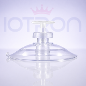 Ventosa con pin SUC6 transparente para vidrio y portagráficas IOTRON