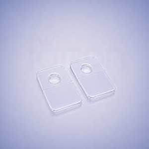 Hang Tab Redondo Grande 9335 transparente de 44 x 27 mm para exhibición de productos