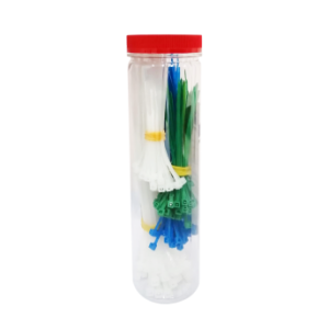 Amarras plásticas ETA200 de nylon resistente pack 200 unidades para cables y uso industrial
