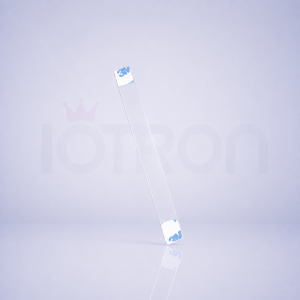 Vibrín para publicidad 14x1,5 cm con adhesivo bolsa de 100 unidades