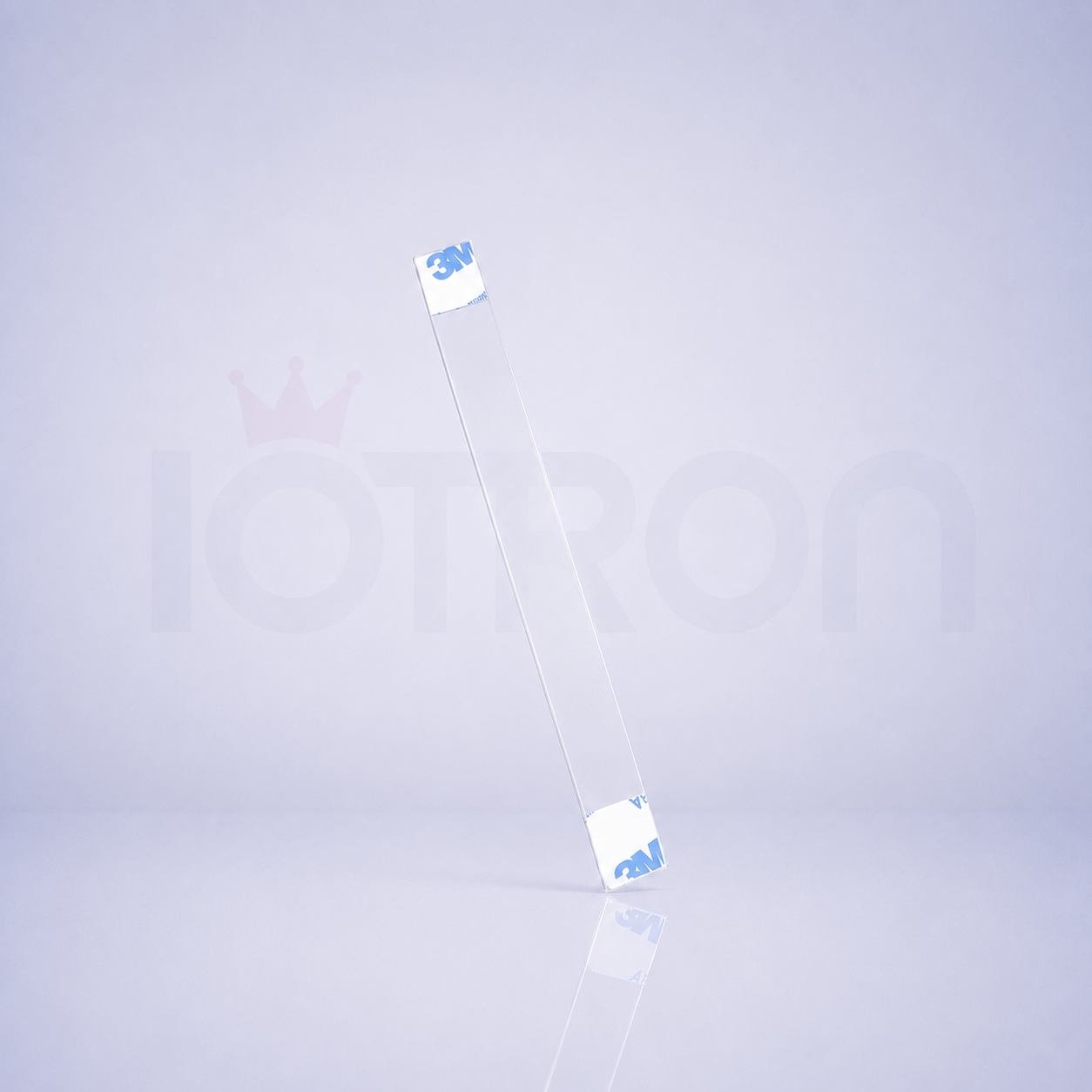 Vibrín para publicidad 14x1,5 cm con adhesivo bolsa de 100 unidades
