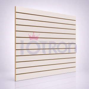 Panel ranurado 15 ranuras 1220x1220 mm para exhibición comercial IOTRON