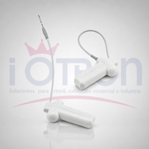 Alarma Lápiz con Lanyard RF 8.2 MHz para protección antirrobo de productos en retail.